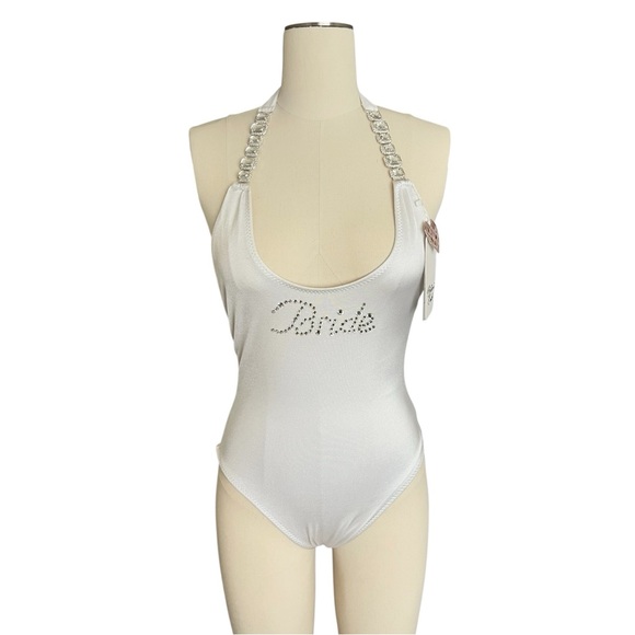 Bikini Crush Bride One Piece Swimsuit M - Picture 1 of 8